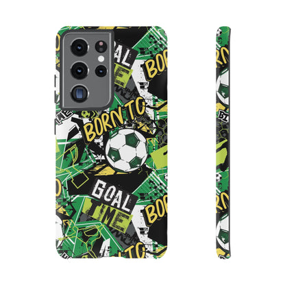 Born to Goal: Football-inspired phone case for iPhone and Samsung Galaxy