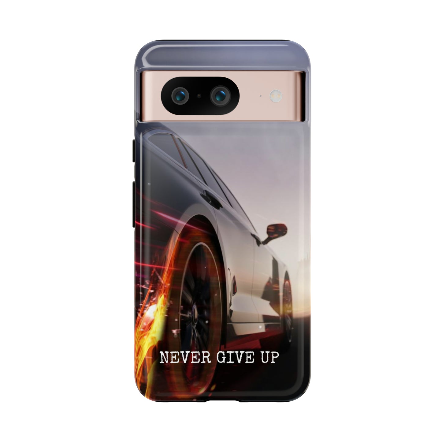 Never Give Up v2: Tough Case for iPhone, Samsung Galaxy and Google Pixel