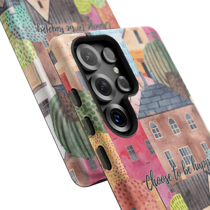 Choose to be Happy: Inspiring Case for iPhone, Samsung Galaxy and Google Pixel devices