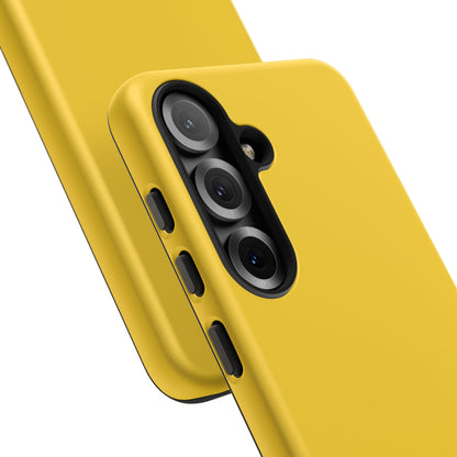 Luscious Yellow: Plain Sunburst-Inspired Color for iPhone, Samsung Galaxy and Google Pixel devices