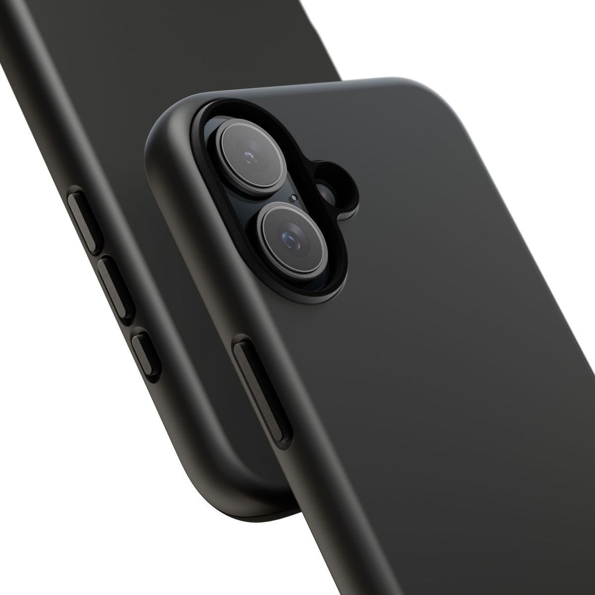 Space Black: Pure black phone case for iPhone, Samsung Galaxy and Google Pixel devices