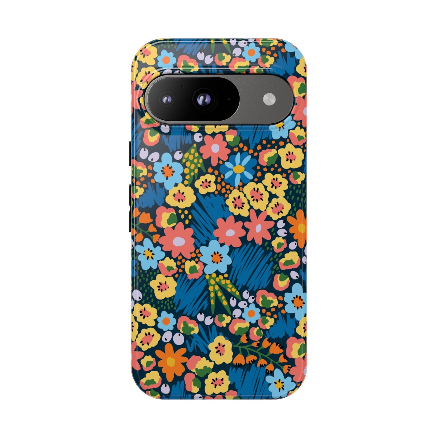 Bloom Burst: Color and Joy Themed Phone Case for iPhone, Samsung Galaxy and Google Pixel devices