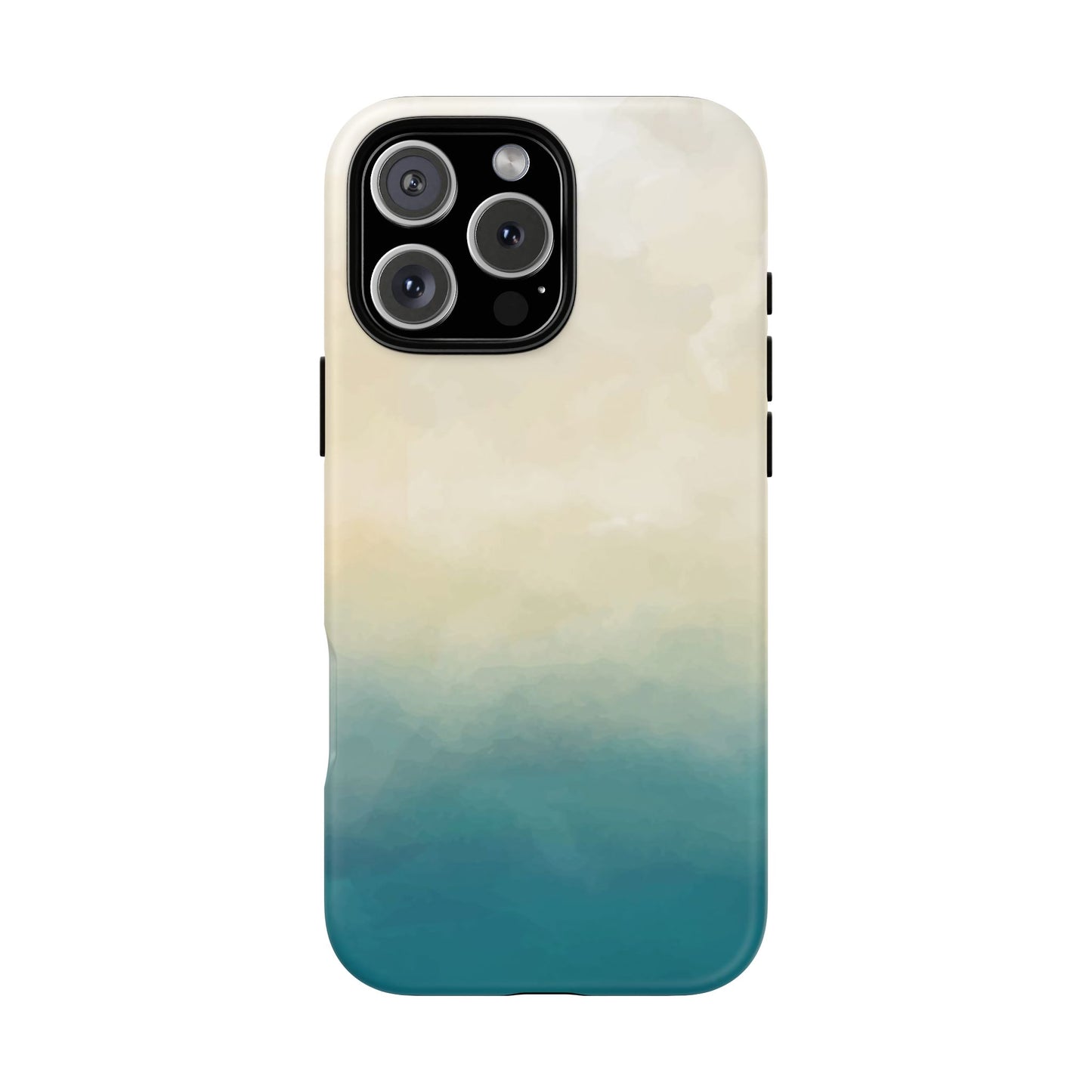 海と砂のグラデーションケース：iPhone、Galaxy、Google Pixelデバイス用ビーチ風スマホケース