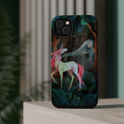 Fairy & Unicorn: Enchanted MagSafe Phone Case for iPhone