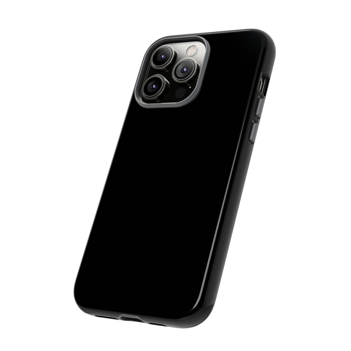 Space Black: Pure black phone case for iPhone, Samsung Galaxy and Google Pixel devices