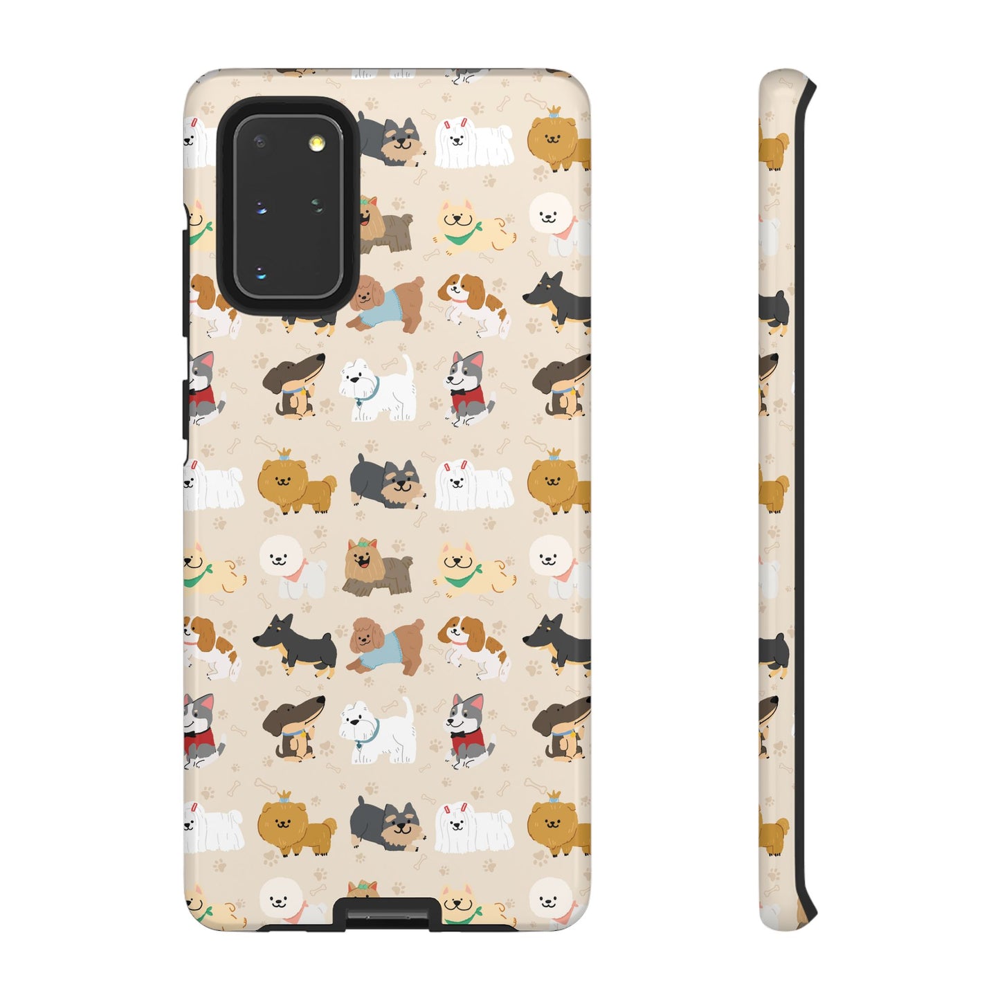 Cute Dogs: Tough Case for iPhone, Samsung Galaxy and Google Pixel devices