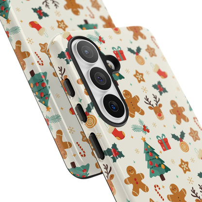Gingerbread Holidays: Xmas-themed phone case for iPhone, Samsung and Google Pixel