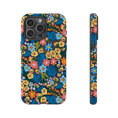 Bloom Burst: Color and Joy Themed Phone Case for iPhone, Samsung Galaxy and Google Pixel devices