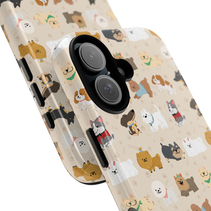 Cute Dogs: Tough Case for iPhone, Samsung Galaxy and Google Pixel devices