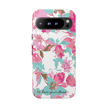 Chase your dreams: Artistic and elegant phone case for Apple iPhone, Samsung Galaxy and Pixel devices