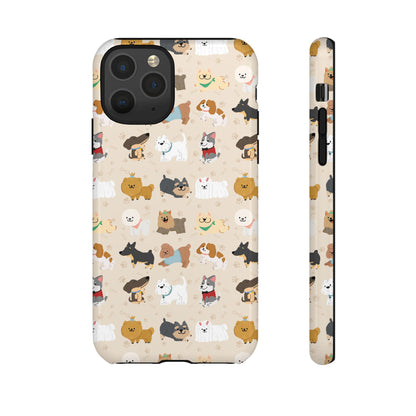 Cute Dogs: Tough Case for iPhone, Samsung Galaxy and Google Pixel devices