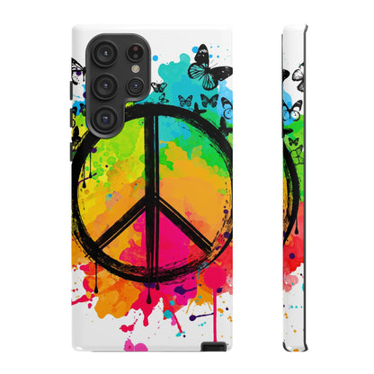 Peace Bloom: Inspiring Phone Case for iPhone and Samsung Galaxy
