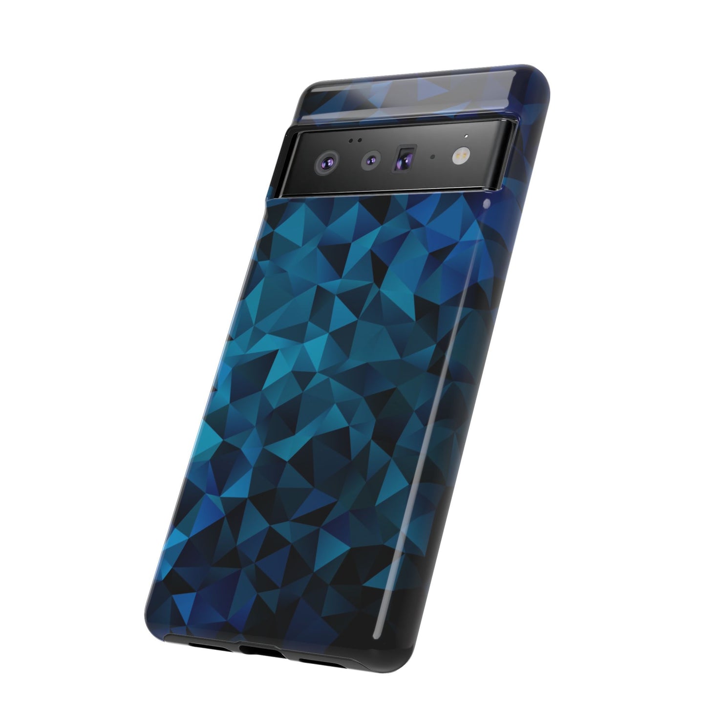 Blue Diamonds: Phone Case with Elegant Prints for iPhone, Samsung Galaxy and Google Pixel devices