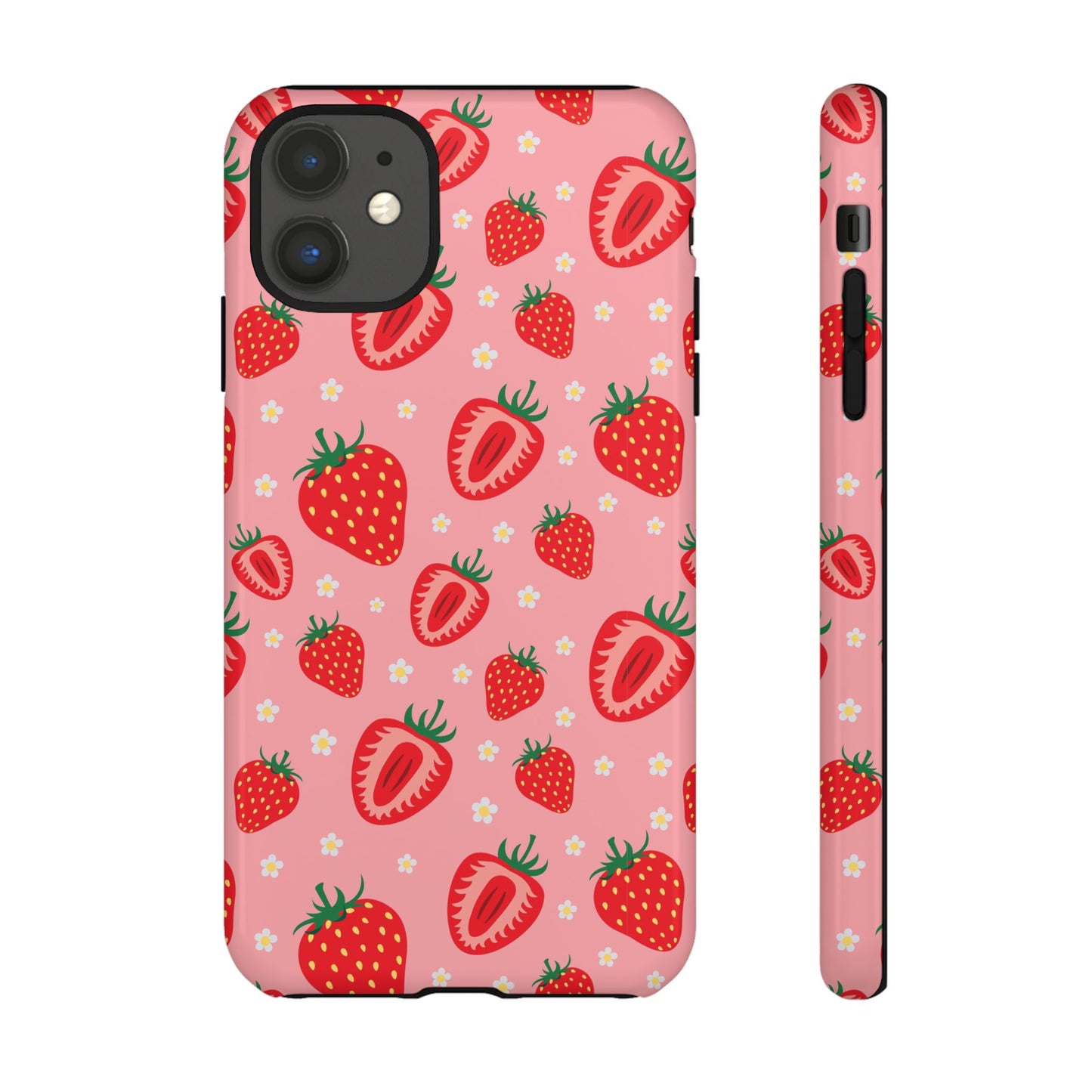 Berry Strawberry: Fruit-inspired phone case for iPhone, Samsung Galaxy and Google Pixel devices