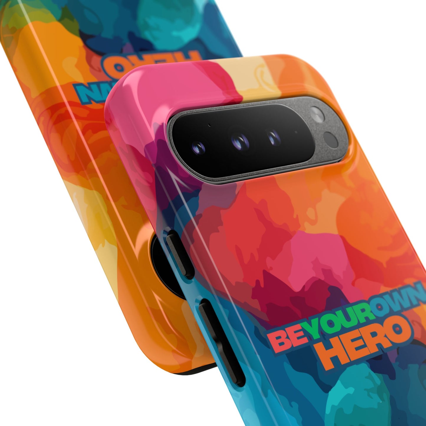 Be Your Own Hero: Inspiring Quote Phone Case for iPhone, Samsung Galaxy and Google Pixel