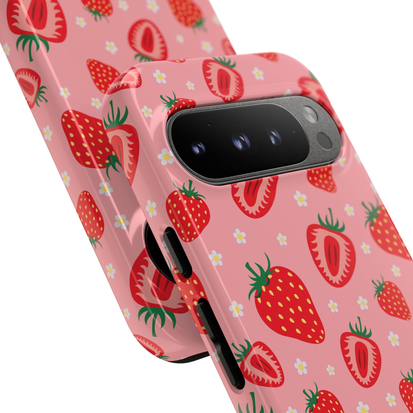 Berry Strawberry: Fruit-inspired phone case for iPhone, Samsung Galaxy and Google Pixel devices