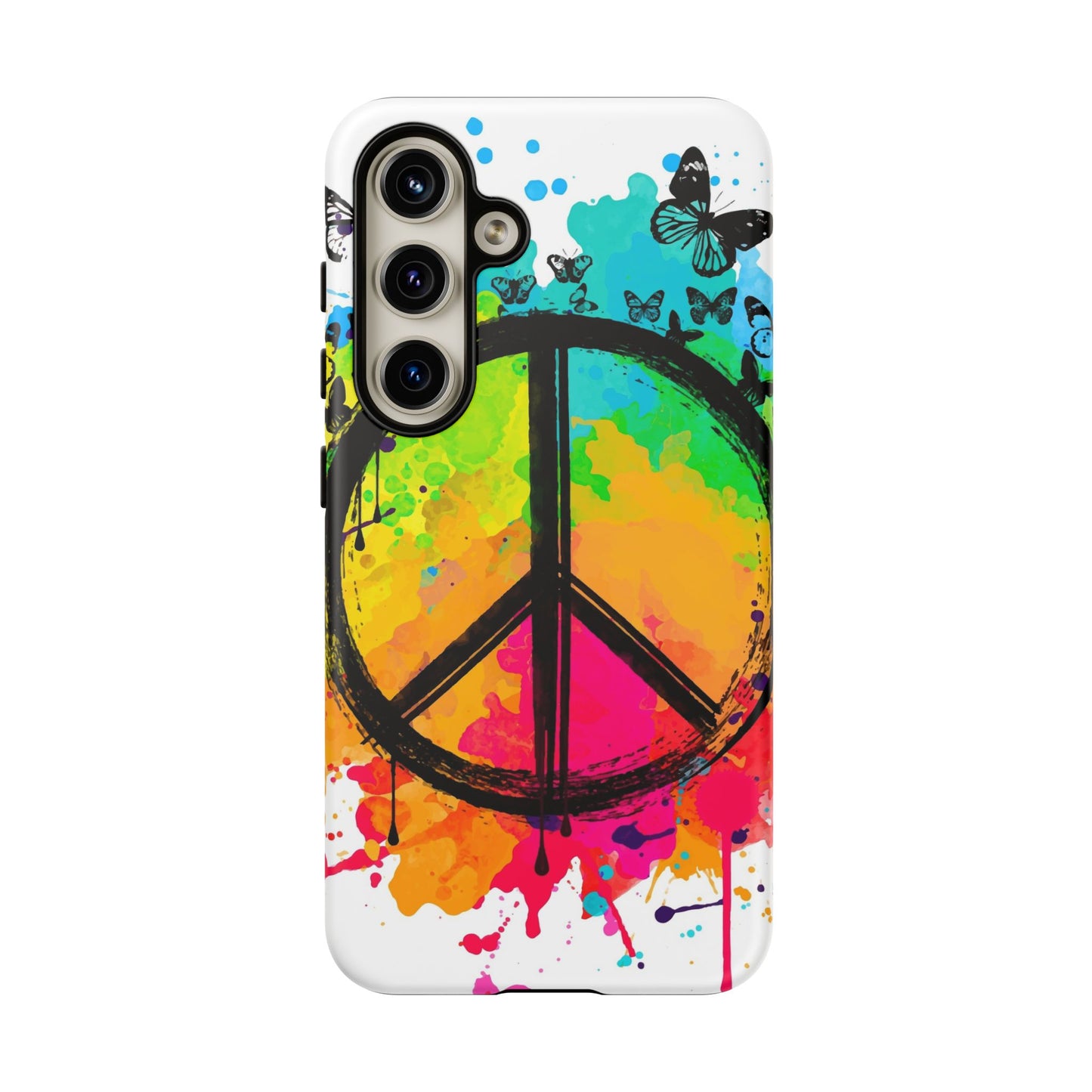 Peace Bloom: Inspiring Phone Case for iPhone and Samsung Galaxy