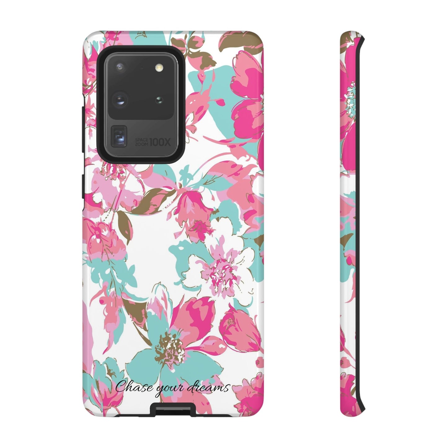 Chase your dreams: Artistic and elegant phone case for Apple iPhone, Samsung Galaxy and Pixel devices