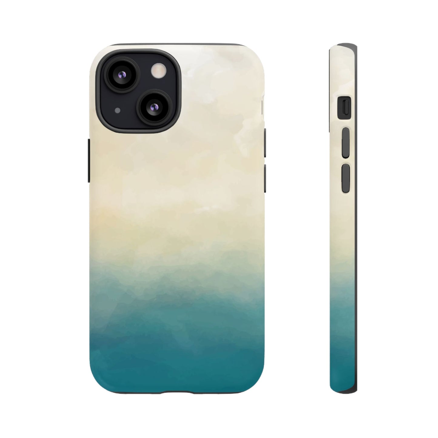 海と砂のグラデーションケース：iPhone、Galaxy、Google Pixelデバイス用ビーチ風スマホケース
