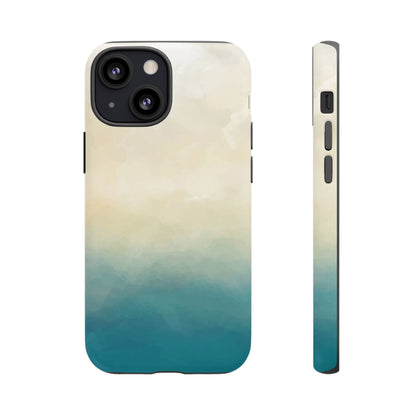 海と砂のグラデーションケース：iPhone、Galaxy、Google Pixelデバイス用ビーチ風スマホケース