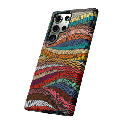 Threaded Harmony: Tapestry-inspired Phone Case for iPhone, Samsung Galaxy and Google Pixel devices