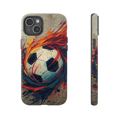 Football Swirl: Phone Case for iPhone, Samsung Galaxy and Google Pixel devices