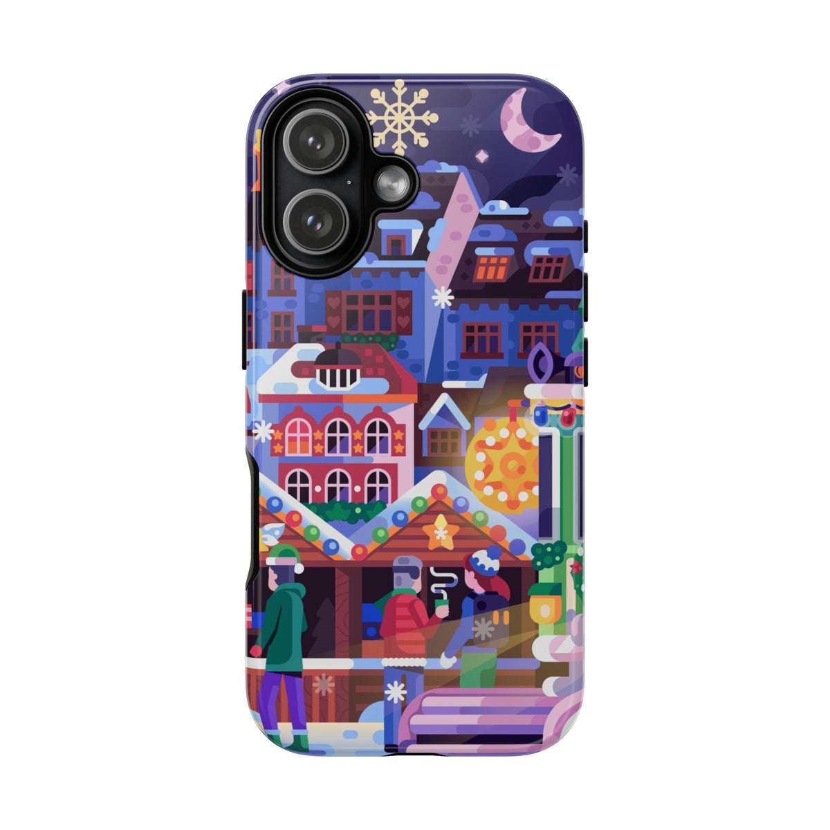 Christmas Fair in Old Town: Holiday-Themed case for iPhone, Samsung Galaxy and Google Pixel