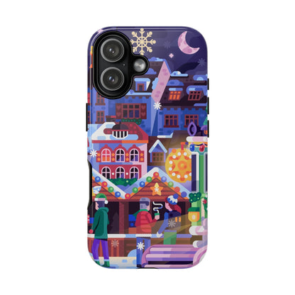 Christmas Fair in Old Town: Holiday-Themed case for iPhone, Samsung Galaxy and Google Pixel