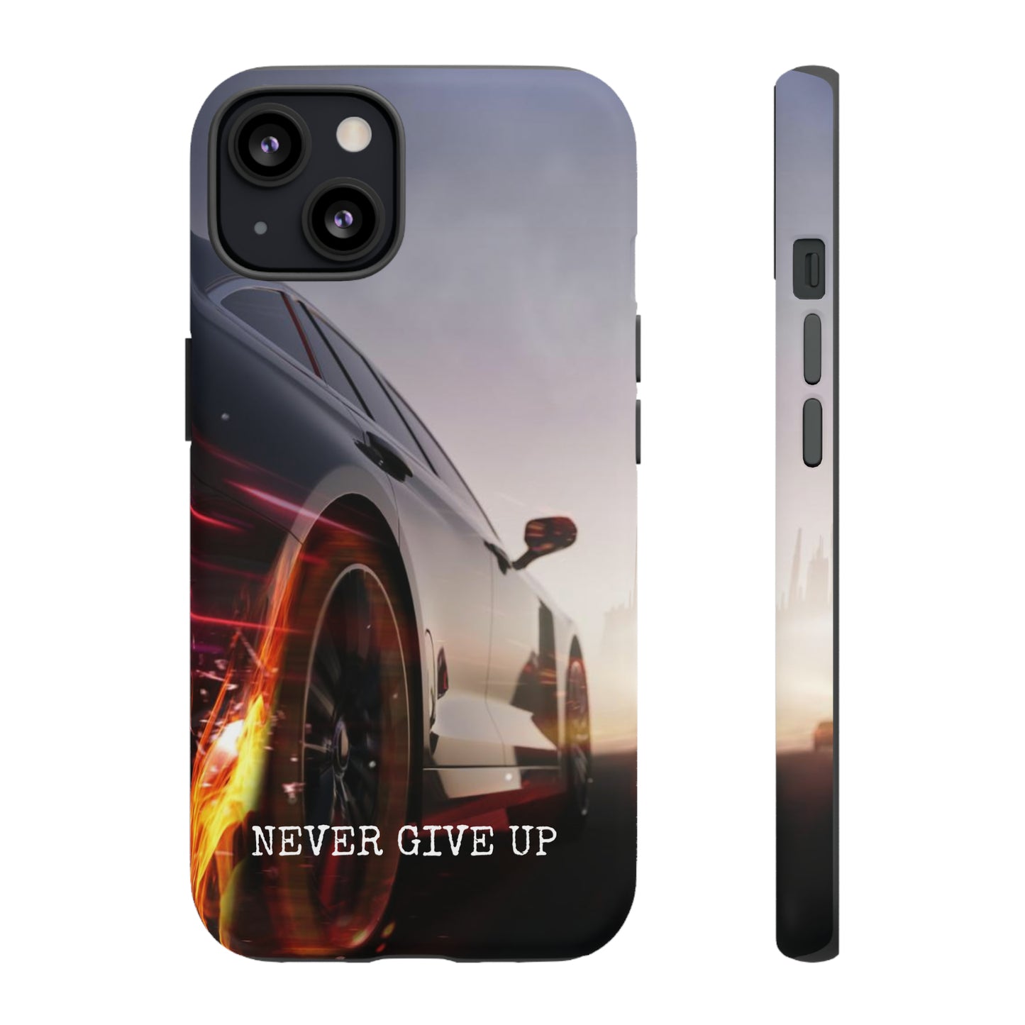 Never Give Up v2: Tough Case for iPhone, Samsung Galaxy and Google Pixel