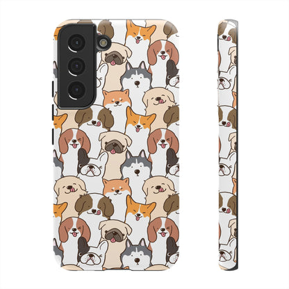 Cute Dogs Charm Phone Case for iPhone, Samsung Galaxy and Google Pixel devices