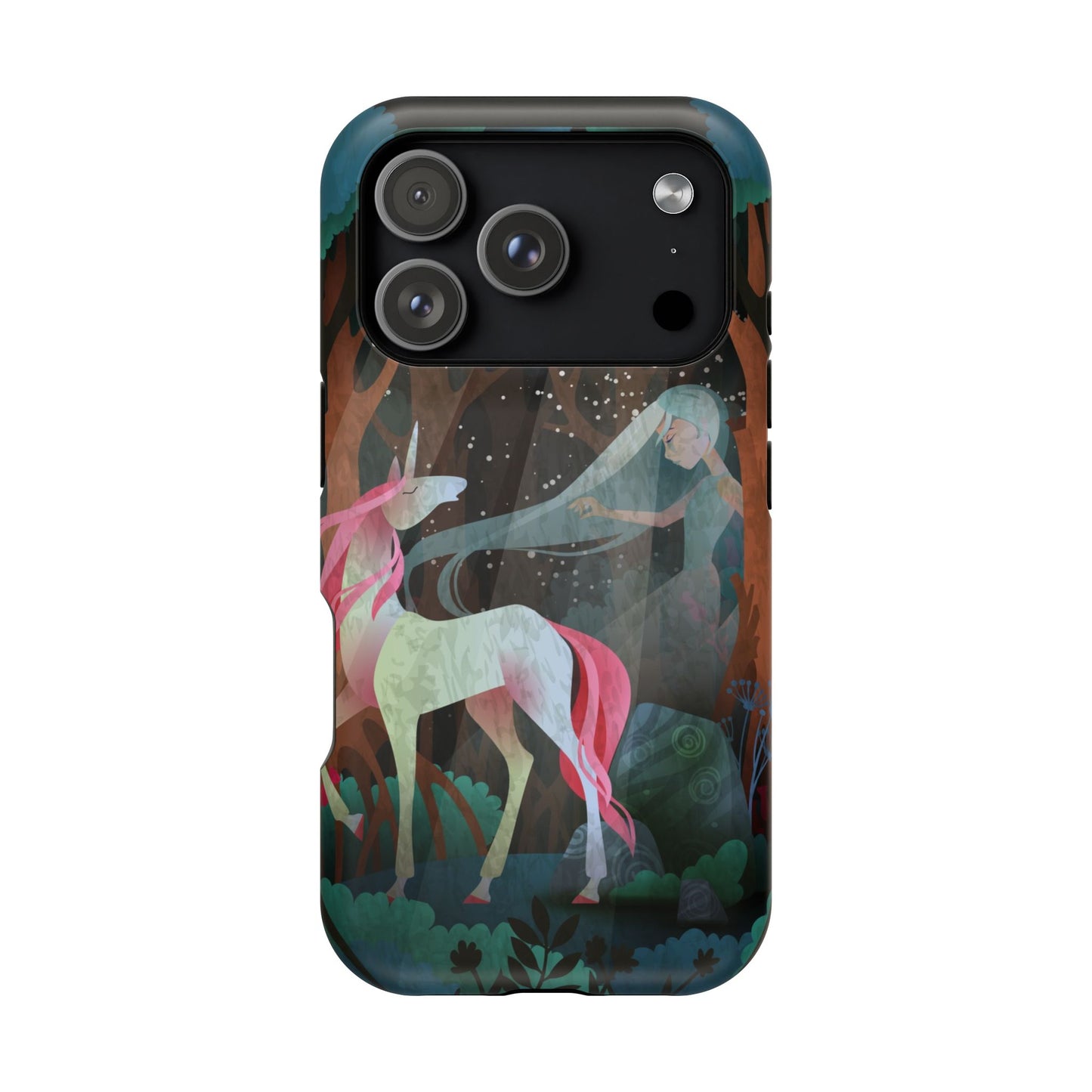 Fairy & Unicorn: Enchanted MagSafe Phone Case for iPhone