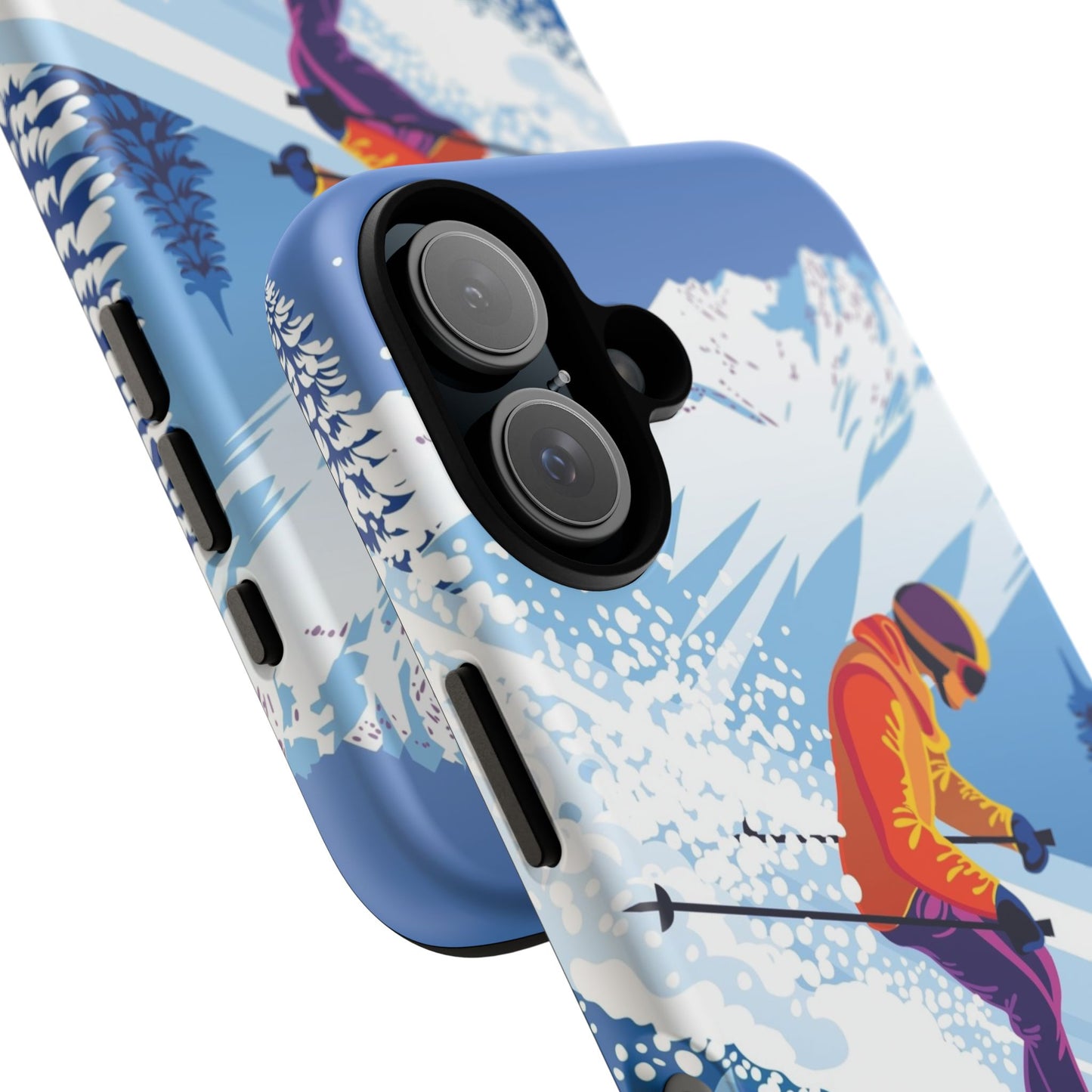 Glacier Rush: Ice Ski inspired phone case for iPhone, Samsung Galaxy and Google  Pixel devices