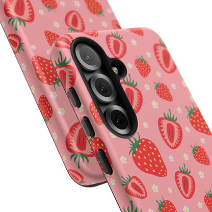 Berry Strawberry: Fruit-inspired phone case for iPhone, Samsung Galaxy and Google Pixel devices