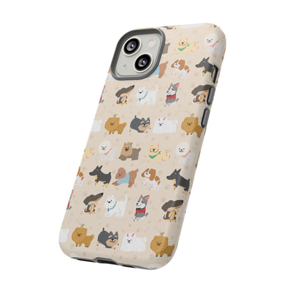 Cute Dogs: Tough Case for iPhone, Samsung Galaxy and Google Pixel devices