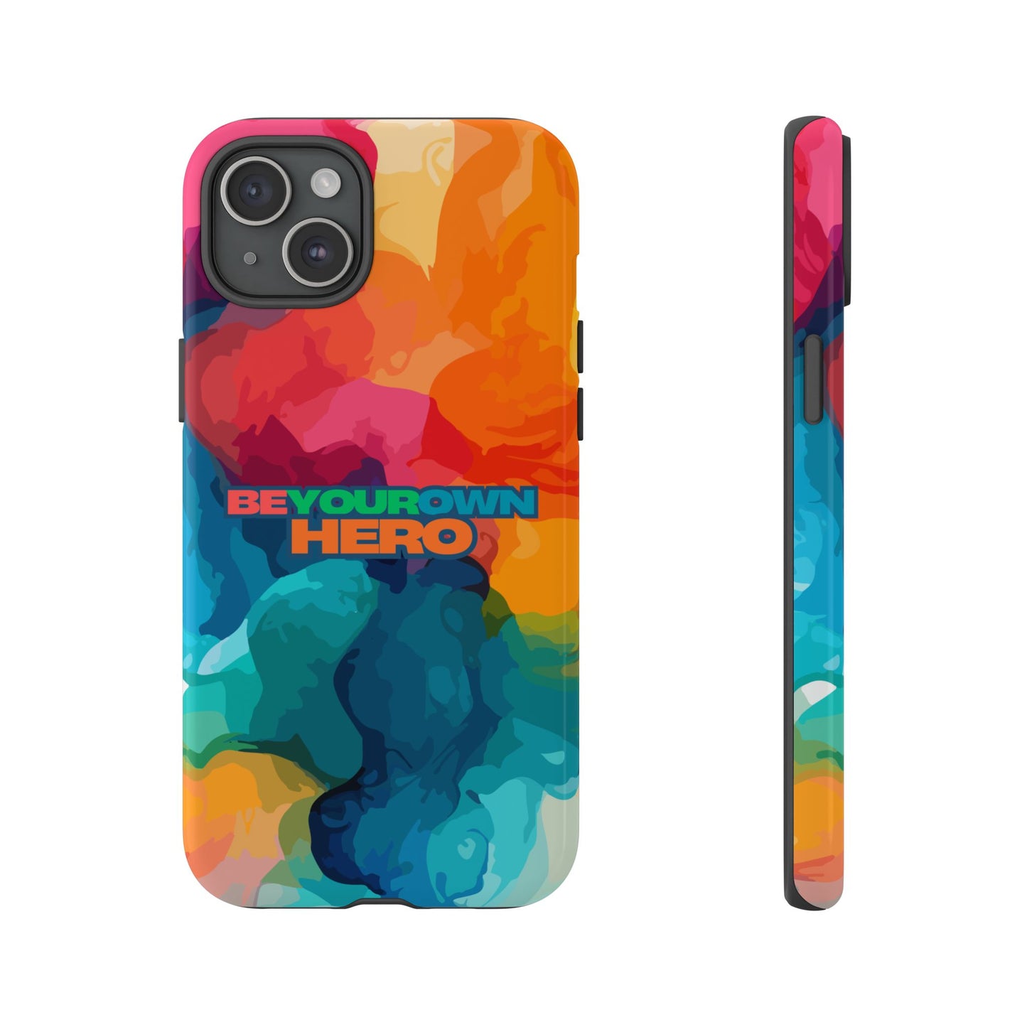 Be Your Own Hero: Inspiring Quote Phone Case for iPhone, Samsung Galaxy and Google Pixel