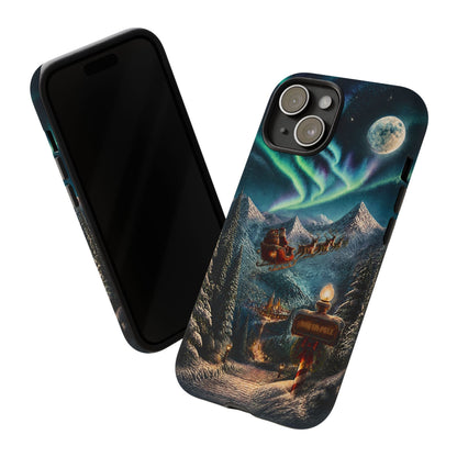 Santa Claus North Pole Adventure: Christmas Themed Phone Case for iPhone, Samsung Galaxy and Google Pixel devices