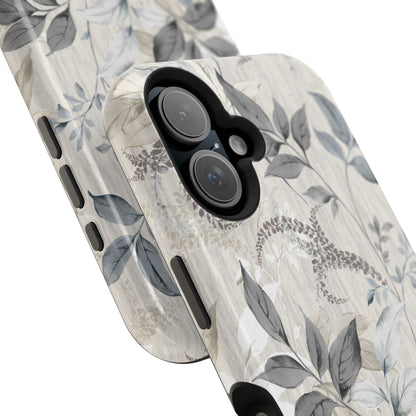 Luxury Leaves (MagSafe version): Artistic case for iPhone, Samsung Galaxy and Google Pixel