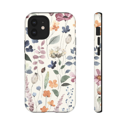 Floral Prints Phone Case for iPhone, Samsung Galaxy and Pixel devices