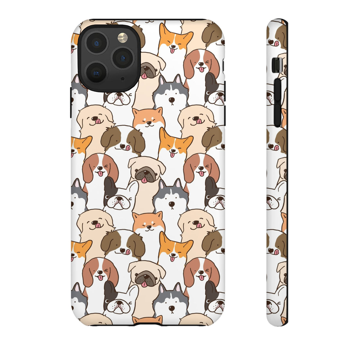 Cute Dogs Charm Phone Case for iPhone, Samsung Galaxy and Google Pixel devices