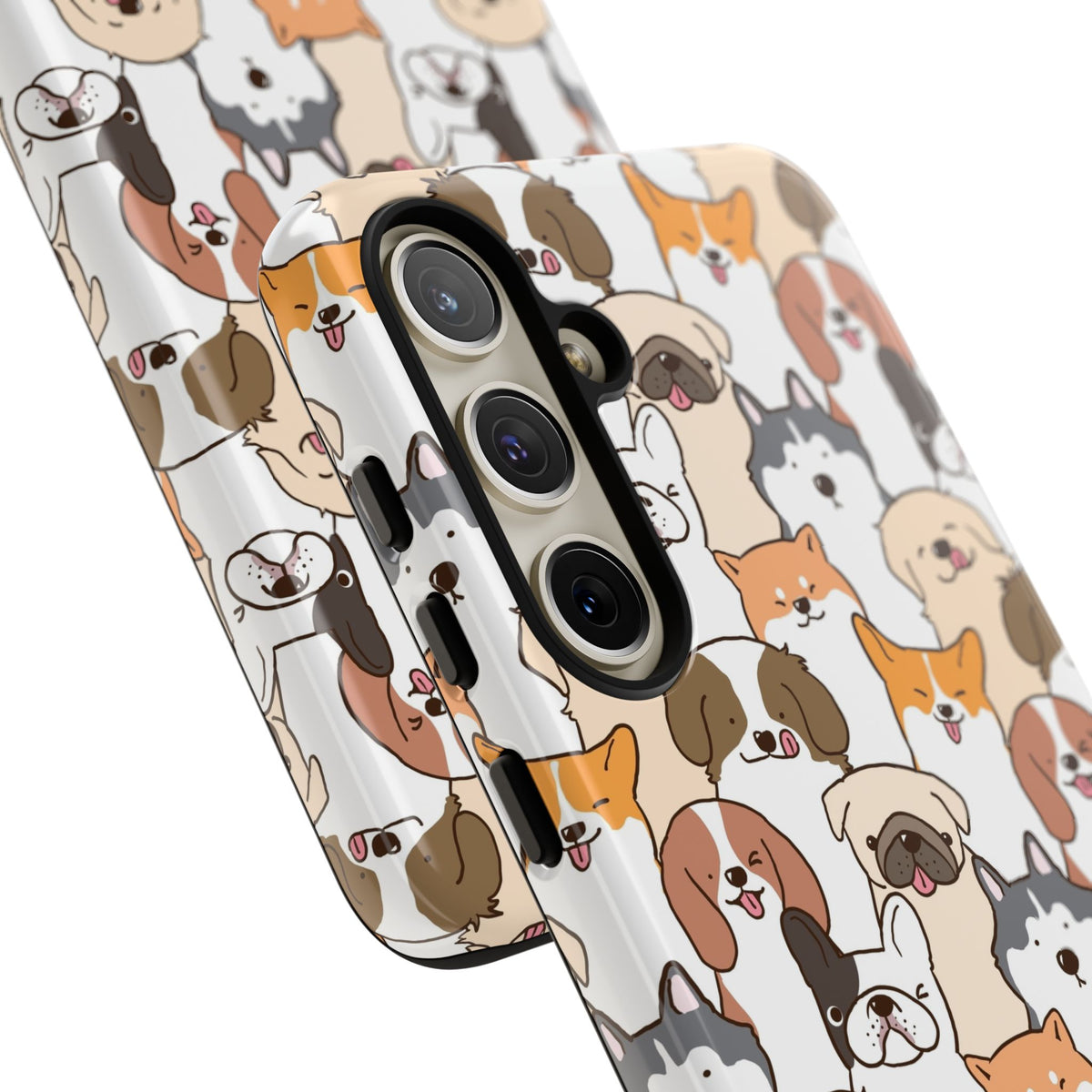 Cute Dogs Charm Phone Case for iPhone, Samsung Galaxy and Google Pixel devices