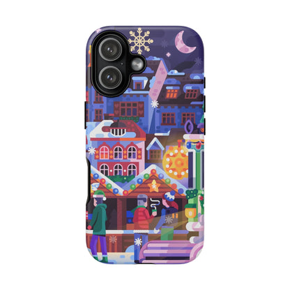Christmas Fair in Old Town: Holiday-Themed case for iPhone, Samsung Galaxy and Google Pixel