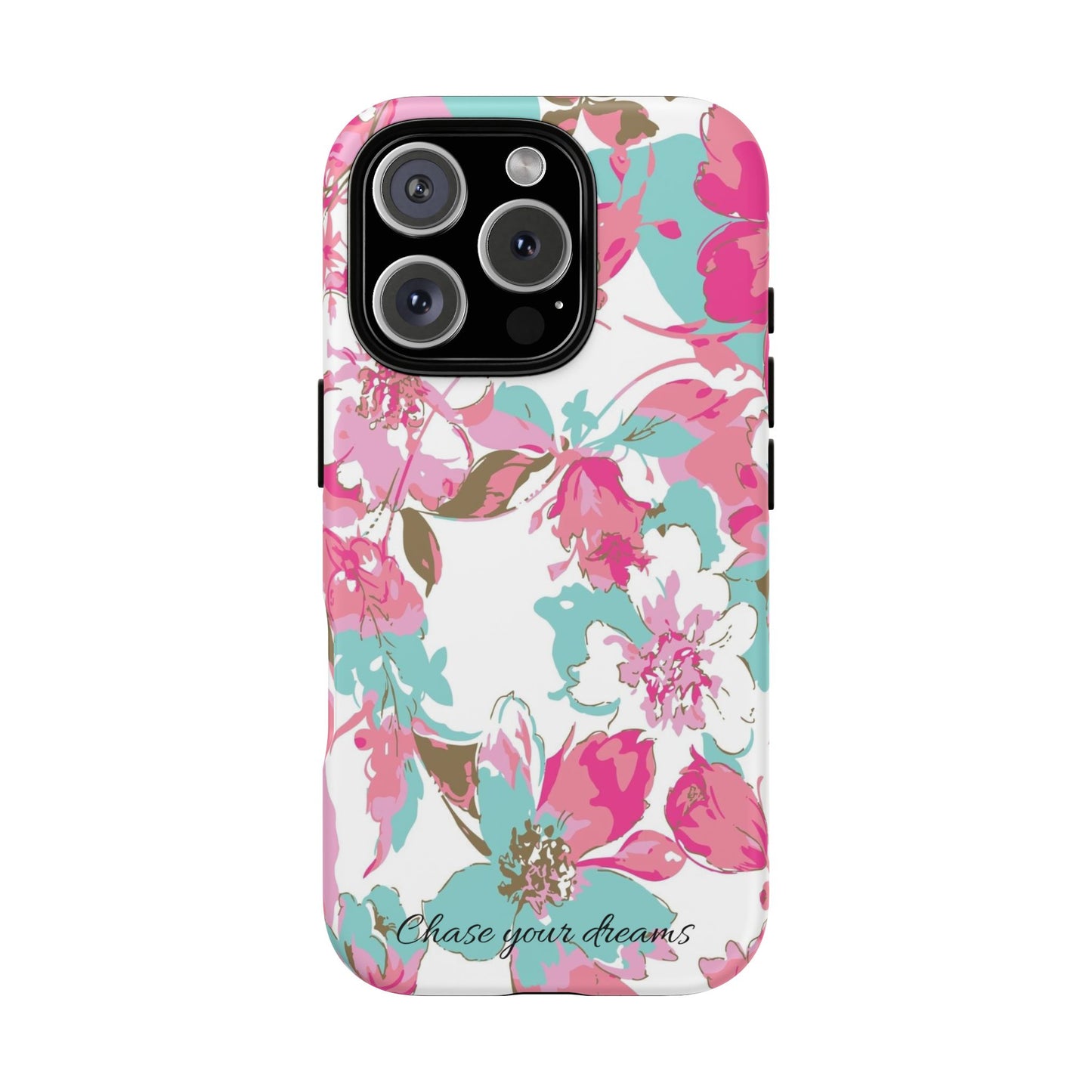 Chase your dreams: Artistic and elegant phone case for Apple iPhone, Samsung Galaxy and Pixel devices