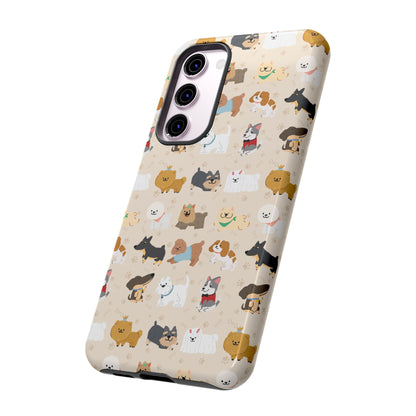 Cute Dogs: Tough Case for iPhone, Samsung Galaxy and Google Pixel devices