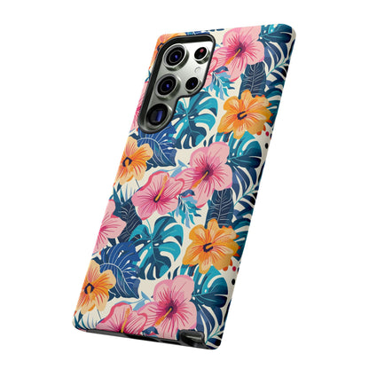 Hibiscus Bloom: Cute Floral Phone Case for iPhone, Samsung and Google Pixel