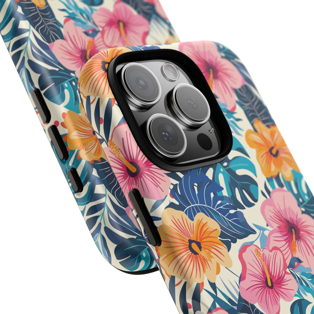 Hibiscus Bloom: Cute Floral Phone Case for iPhone, Samsung and Google Pixel