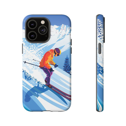 Glacier Rush: Ice Ski inspired phone case for iPhone, Samsung Galaxy and Google  Pixel devices