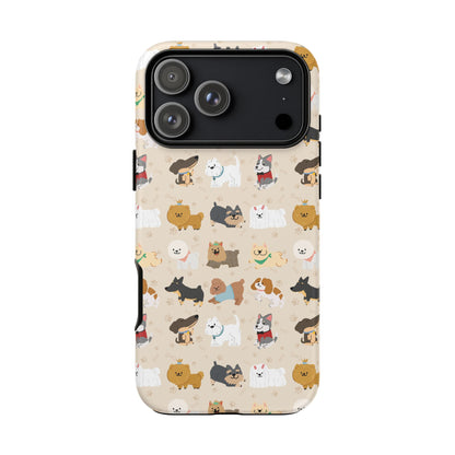 Cute Dogs: Tough Case for iPhone, Samsung Galaxy and Google Pixel devices