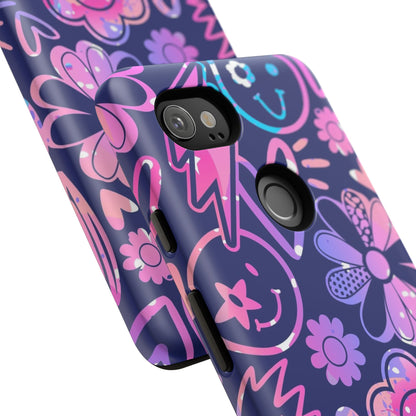 Live Inspired: Purple Tough Case for iPhone, Samsung Galaxy and Google Pixel devices