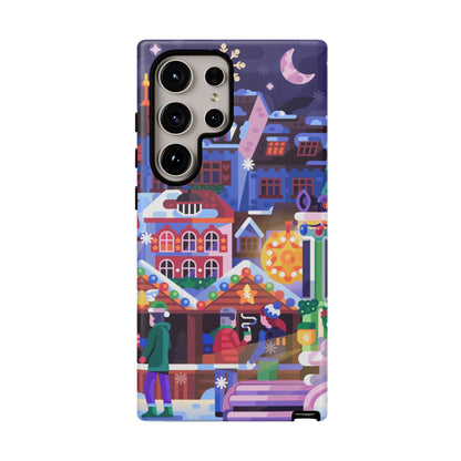 Christmas Fair in Old Town: Holiday-Themed case for iPhone, Samsung Galaxy and Google Pixel