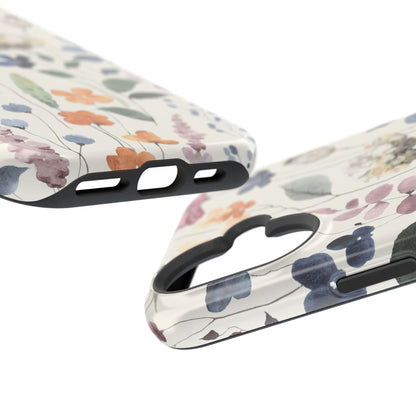 Floral prints phone case for iPhone (MagSafe version)